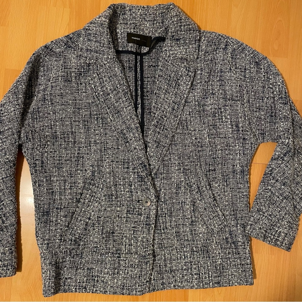 MANGO Blue Coat